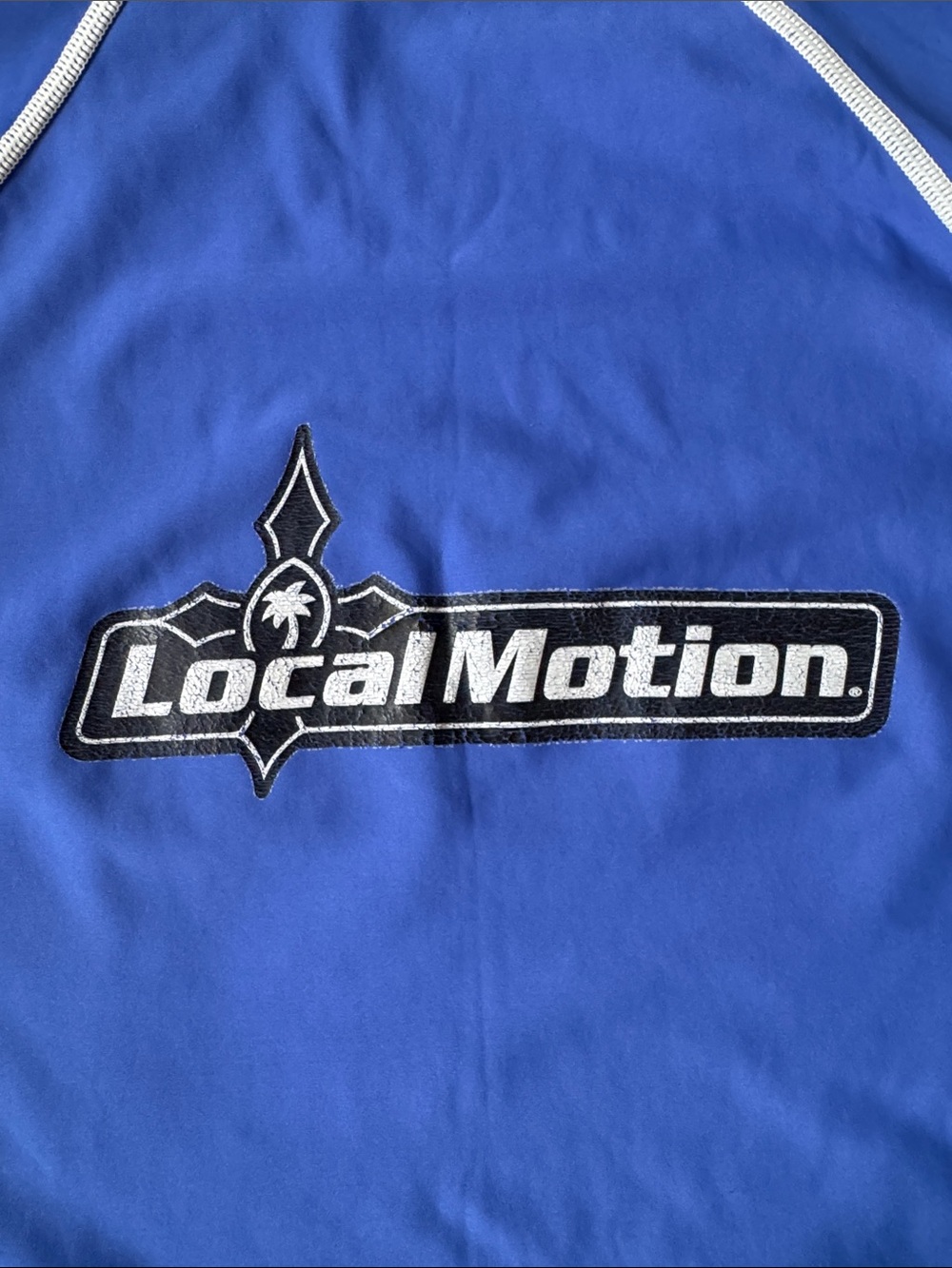 Local Motion Men’s Large Blue Long-Sleeve Rash Guard - Picture 3 of 6